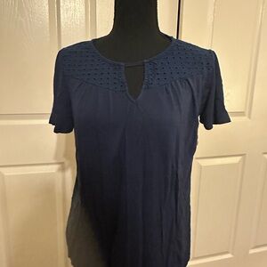 Papermoon Navy Women's Blouse